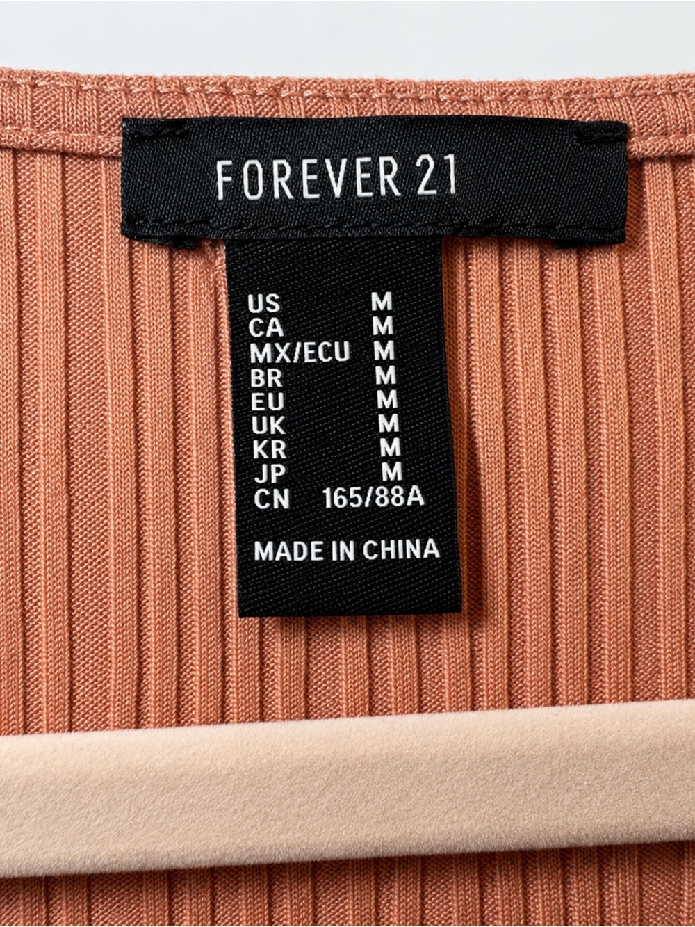 Forever 21 Terracotta Ribbed Button-Front Tank Top size medium - Picture 4 of 15